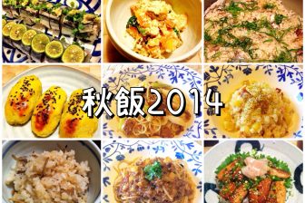 秋飯2014 天高く馬肥ゆる秋 おすすめの秋のレシピをまとめてみました