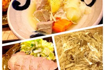 菌活はじめました。旨味成分抜群のヒラヒラ冷凍きのこで塩豚ポトフをつくる。