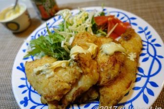 【郷土料理】 大分名物の「とり天」 刻みわさびマヨネーズソースでさっぱりいただくレシピ