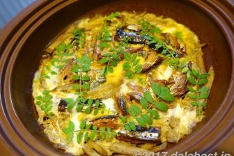 【レシピ】 さんま(秋刀魚)の柳川風煮 缶詰でつくる時短飯