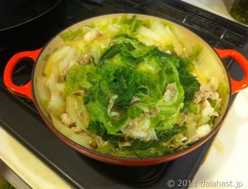 白菜豚バラ鍋2