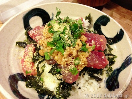 マグロ塩麹丼