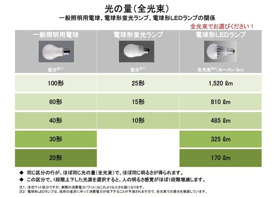 光の量（全光束）