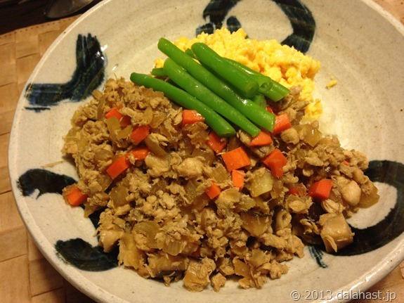 鯖そぼろご飯