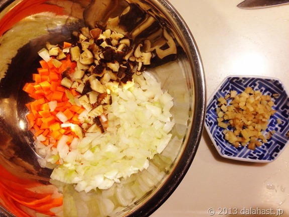 鯖そぼろ野菜