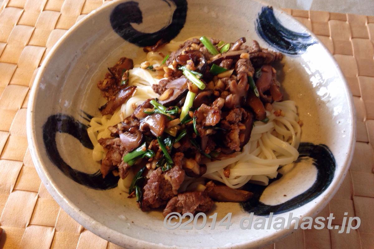 冷し肉うどん