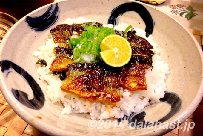 秋刀魚の蒲焼丼2014