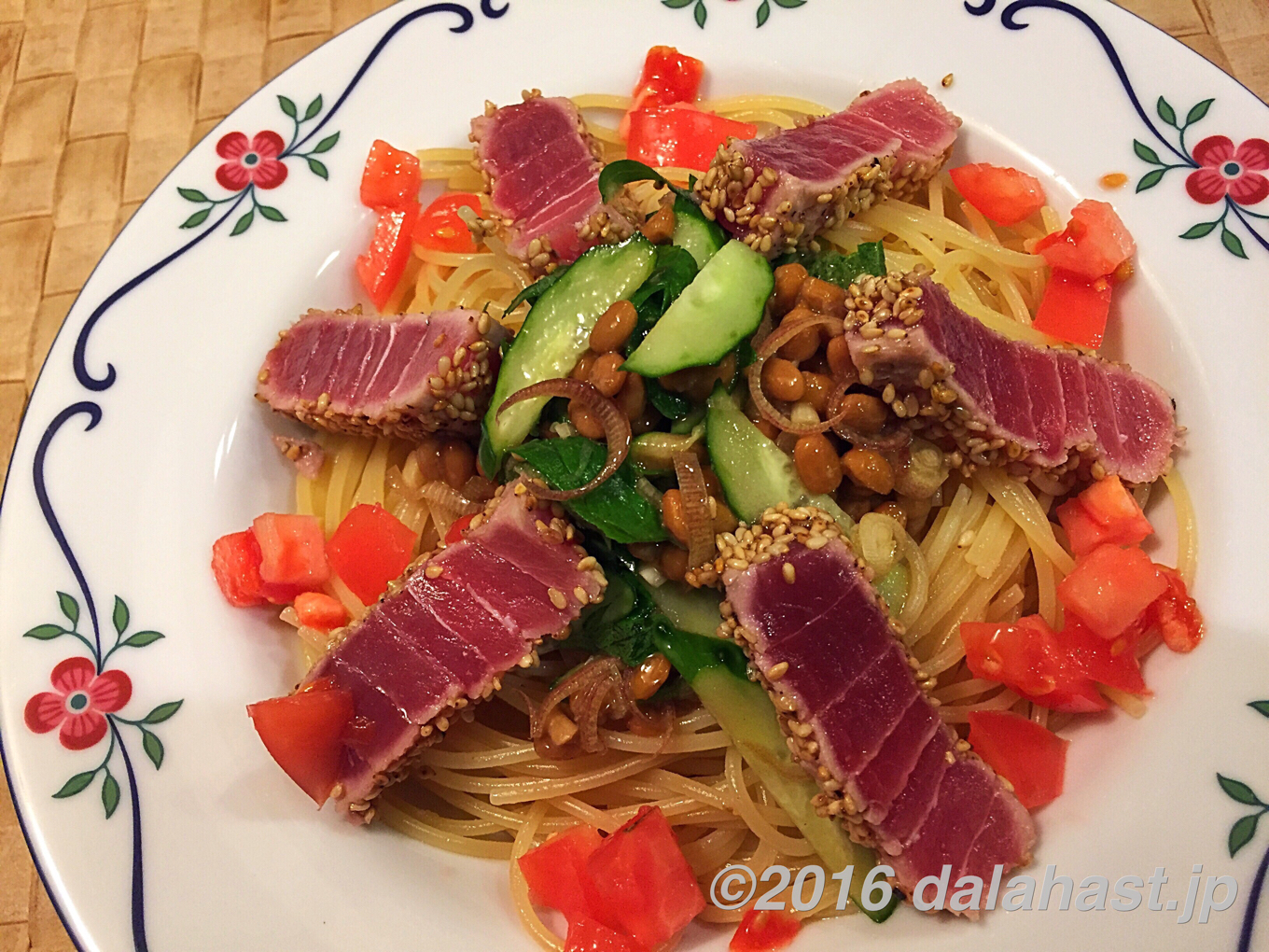 マグロパスタ