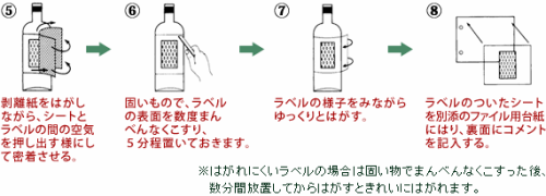 ワインラベルはがしに ワインラベルレコーダー 記念日のワインラベルを想い出として残す方法 Dalahast Jp 週末限定ビストロパパの日常関心空間