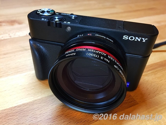 RX100M3 with Closeup Lens