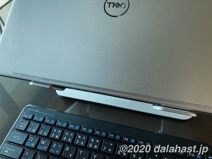 BoYataノートPCスタンドのフック部分
