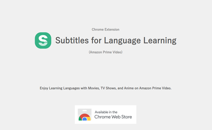 Subtitles for Language Learning